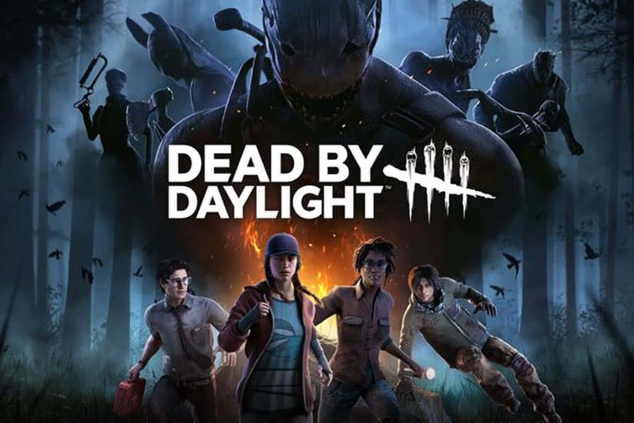 an Official picture of Dead by Daylight with its many characters, One of the best games to stream on twitch 2024.