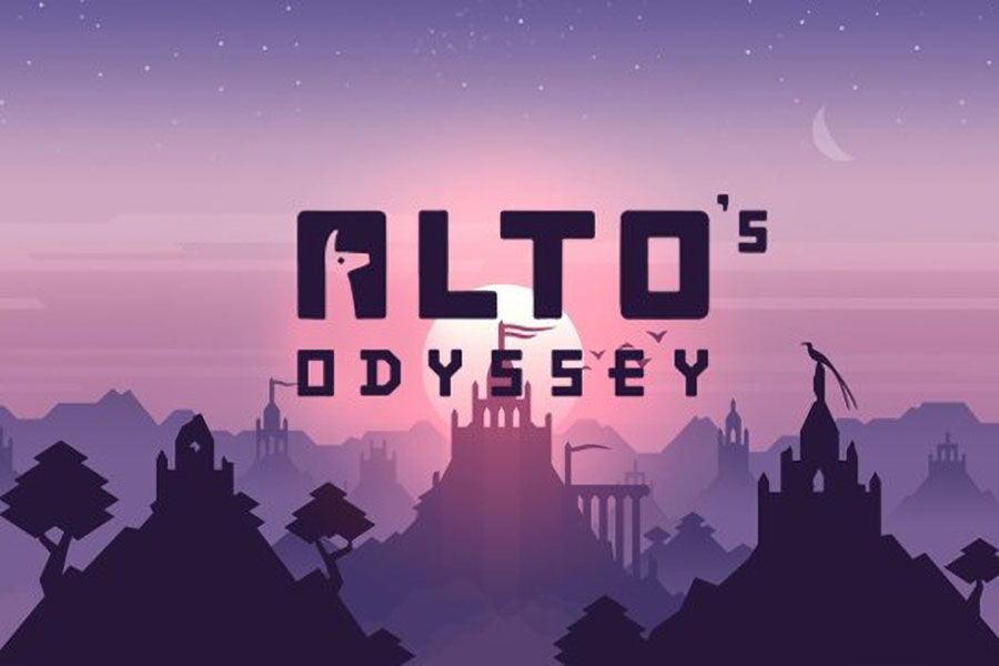 One of the official pictures Alto's Odyssey, one of top offline games for android 2024