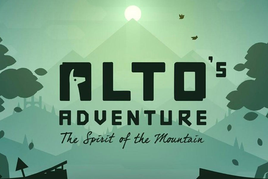 One of the official pictures Alto's Adventure, one of top offline games for android 2024.