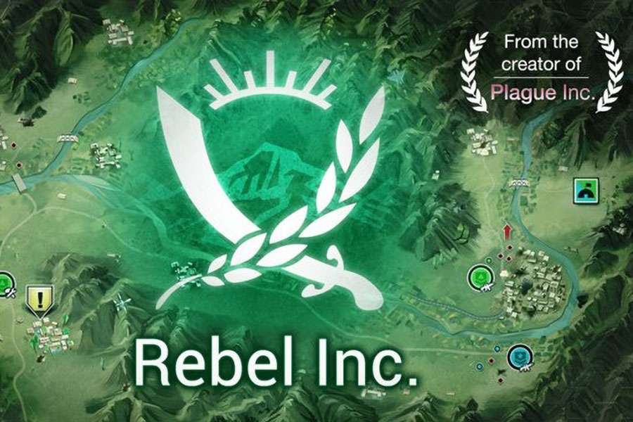 One of the official pictures of Rebel Inc., one of the most popular offline ios games.