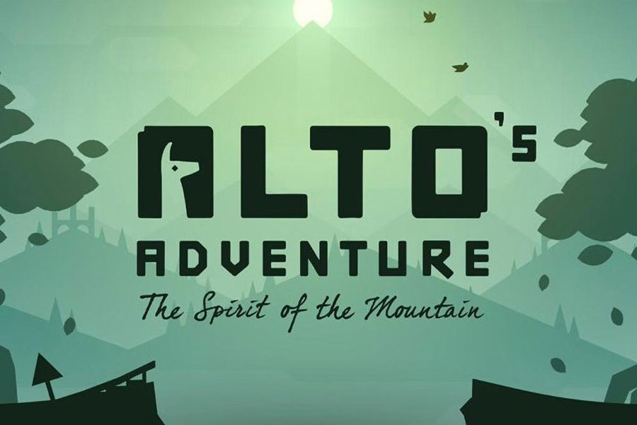 One of the official pictures of Alto's Adventure, one of the most popular offline ios games.