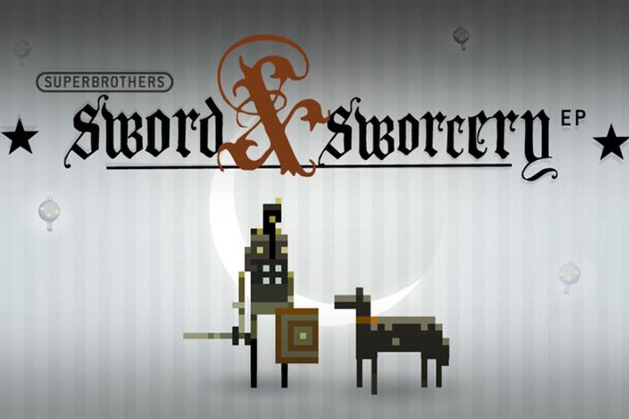 One of the official pictures of Superbrothers: Sword & Sworcery EP, one of the most popular offline ios games.