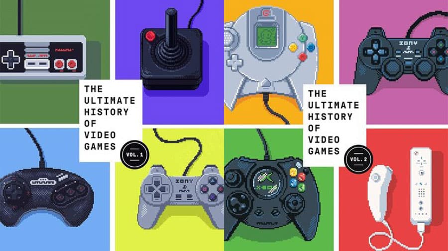 The Official Book Cover of "The Ultimate History of Video Games" by Steven L. Kent, a book about video game world.