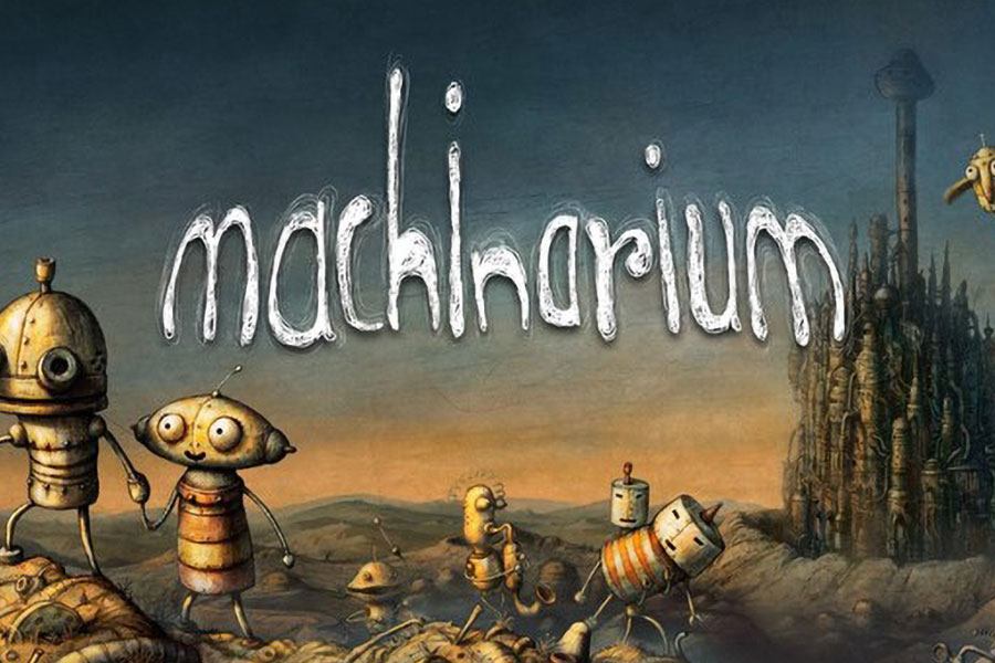 One of the official pictures of Machinarium, one of top offline games for android 2024.