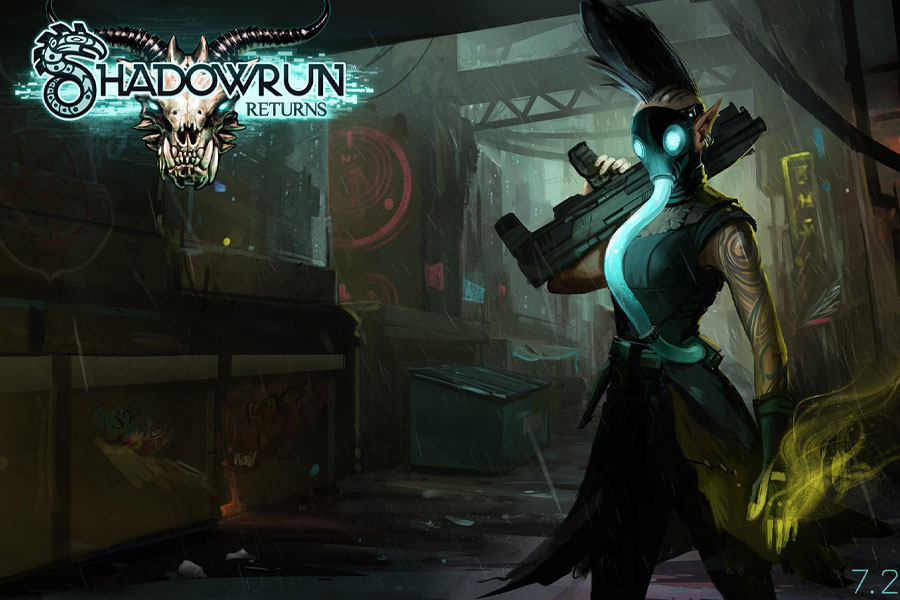 One of the official pictures Shadowrun Returns, one of top offline games for android 2024.