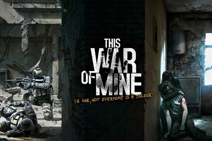 One of the official pictures of This War of Mine, one of top offline games for android 2024.