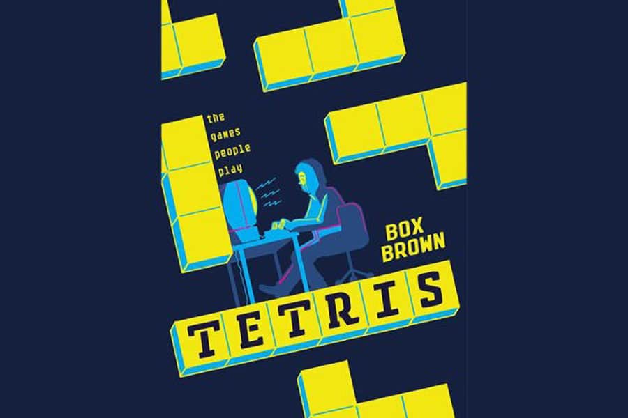 The Official Book Cover of "Tetris: The Games People Play" by Box Brown, a book about video game world.