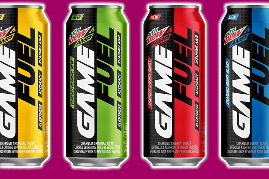 Picture of Game Fuel in different Flavors, one of the best energy drink for gamers.