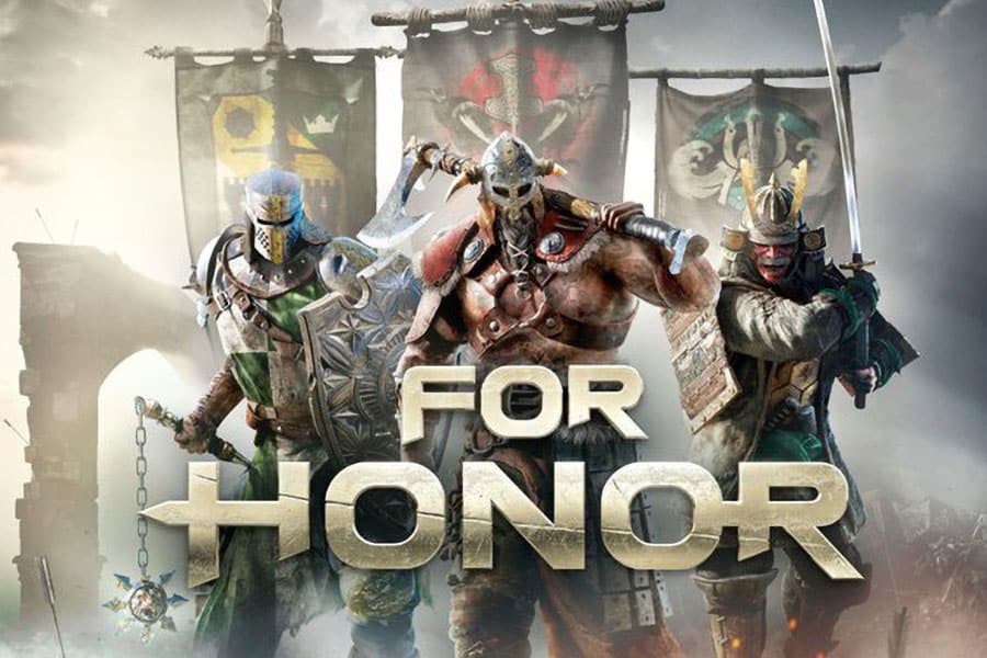 The Official Picture of For Honor with its different classes, One of best multiplayer war games for ps5.