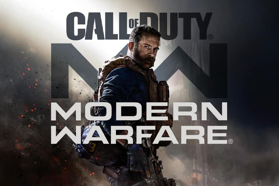 The Official Picture of Call of Duty: Modern Warfare with Captain Price at center, best war game single player.