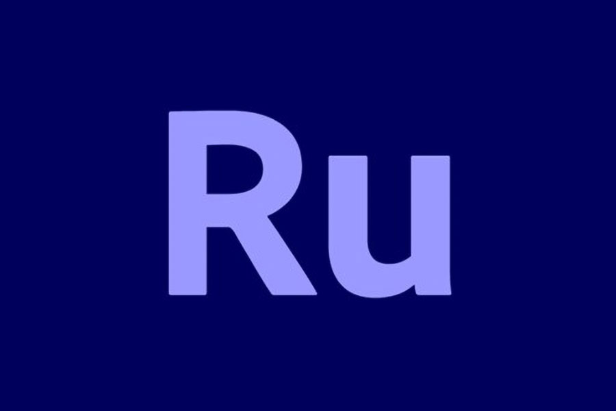 The Official Logo of Adobe Premiere Rush, best gaming editing app for iPhone.