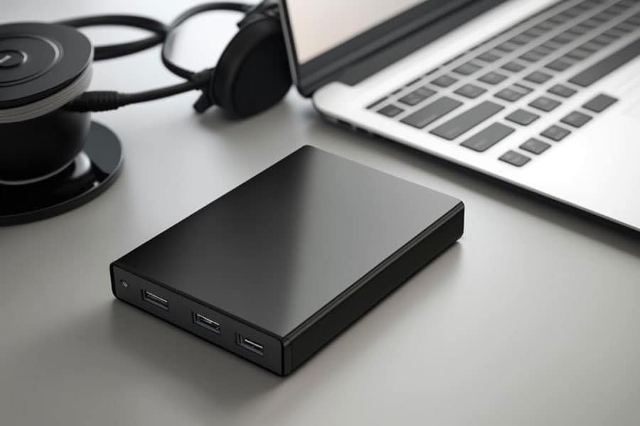 Picture of an External Hard Drive, One of The best gifts for gamers.