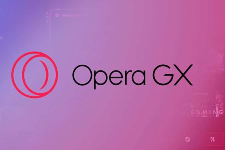 The Official Logo of Opera GX, the best internet browser for gamers.