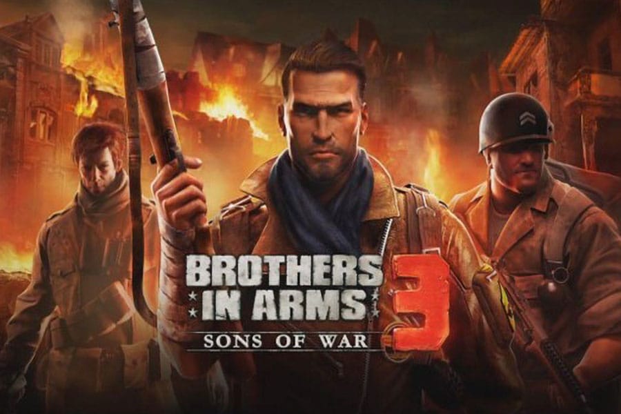 The Official Picture of Brothers in Arms 3, One of best multiplayer war games for android.