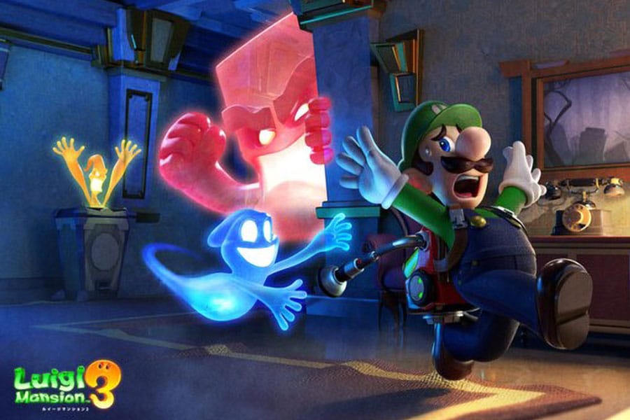 The Official Picture of Luigi’s Mansion 3, One of best Nintendo switch games for adults.