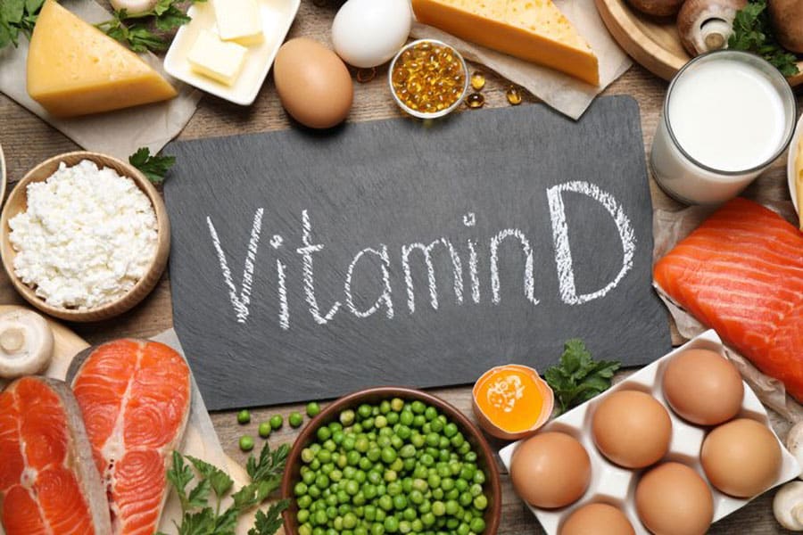 Picture of Foods with Vitamin D, One of best vitamins for gamers.