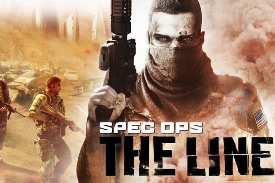 The Official Picture of Spec Ops: The Line with its main characters, best war game single player.