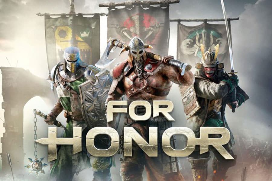 The Official Picture of For Honor with its different classes, One of best war multiplayer games for ps4.