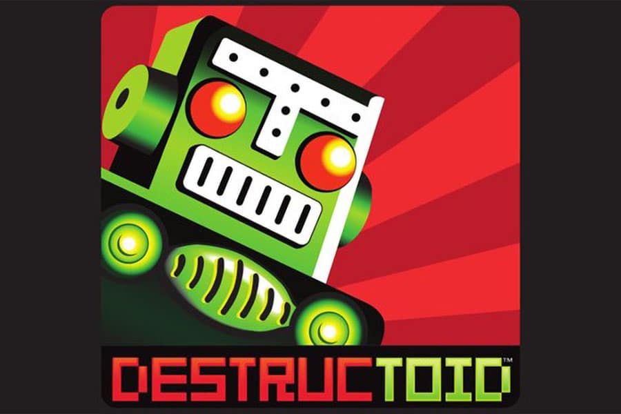 The Official Logo of Destructoid, One of the best websites for gamers.