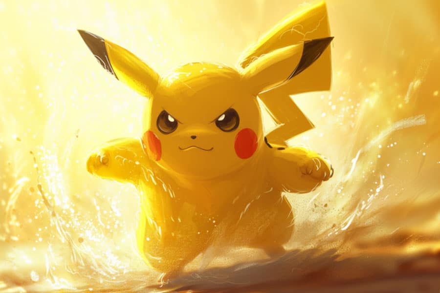 an Art of Pikachu, Subject of facts about video games.