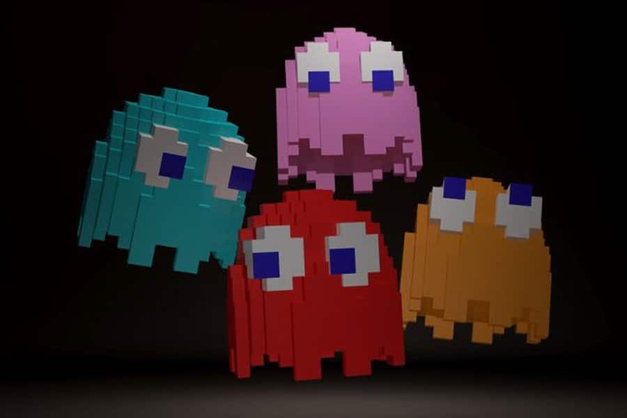 Picture of Pac-man Ghosts, Subject of facts about video games.