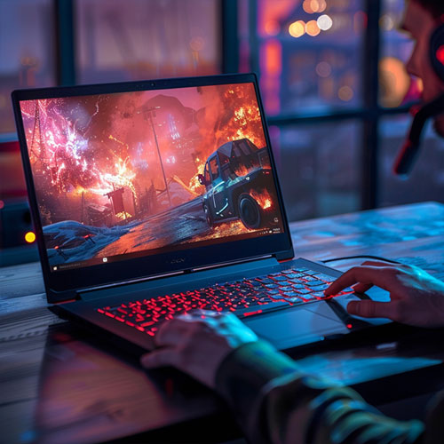 a Gamer trying to improve gaming performance on laptop
caption: The Window OS can also help you to boost your performance.