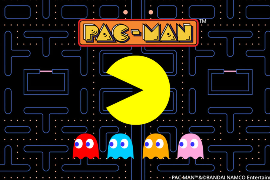 One of The Official arts of Pac-Man, one of the mobile games with leaderboards