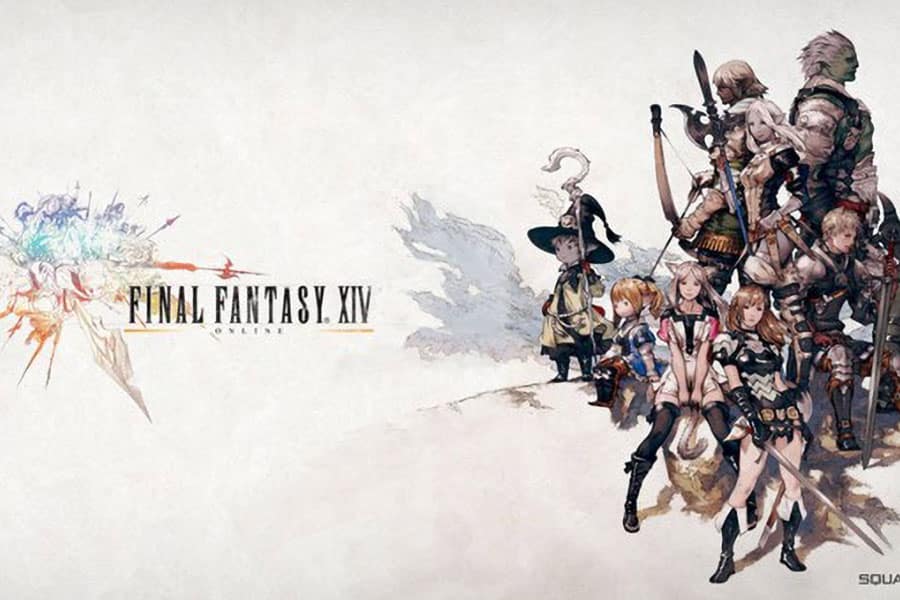 The Official Picture of Final Fantasy XIV, a Most played game in Japan 2024.