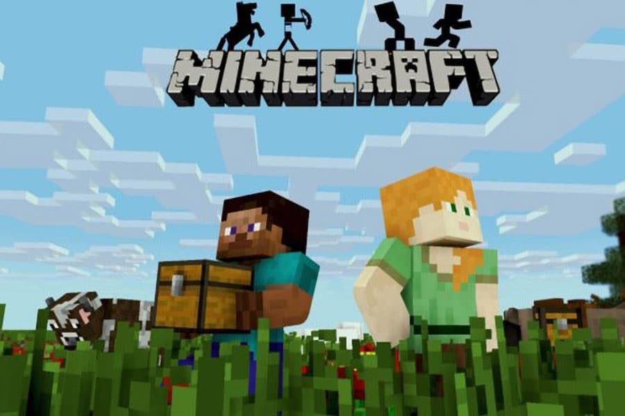 The Official Picture of Minecraft, One of most played games.