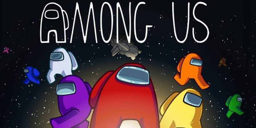 The Official Picture of Among Us Featuring Different Crewmates, One of most played games.