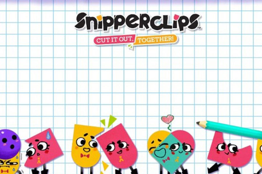 The Official Picture of Snipperclips – Cut it out, together!, One of Nintendo Switch Games for kids.