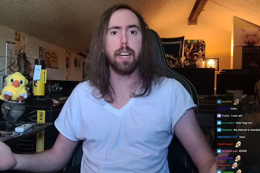 Picture of Asmongold, One of top gamers in the world.