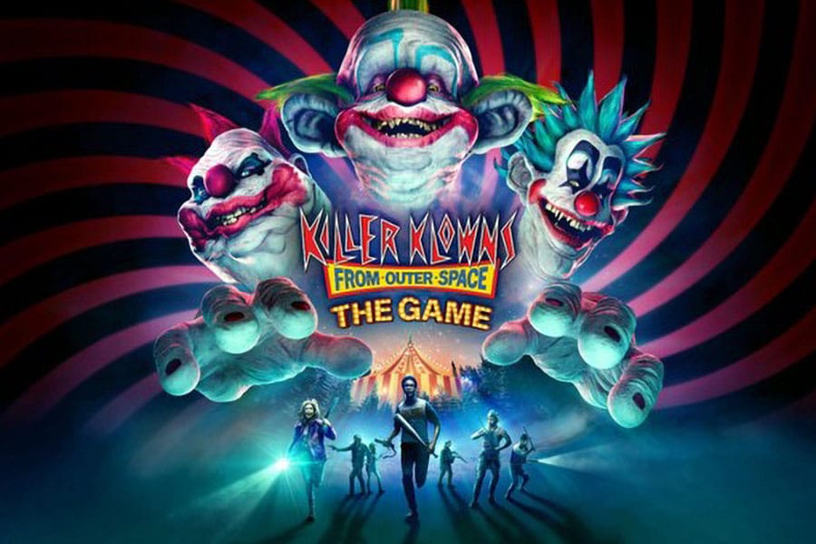 The Official Picture of Killer Klowns From Outer Space, One of upcoming aaa games 2024.