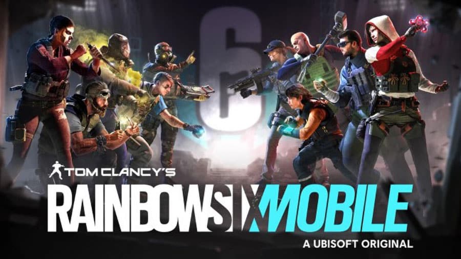 The Official Picture of Tom Clancy's Rainbow Six Mobile with its many operators, One of upcoming mobile games for ios.