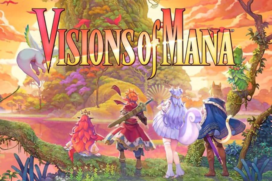 The Official Picture of Visions of Mana with its characters, One of upcoming ps4 games 2024.