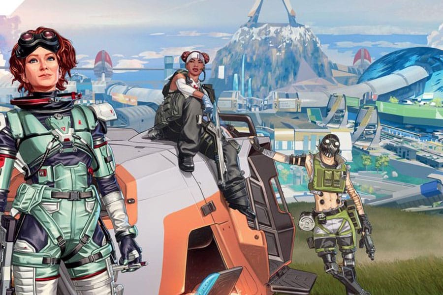 The Official Picture of Apex Legends, one of the games professional gamers play.