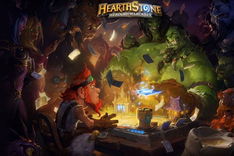 The Official Picture of Hearthstone, one of the games professional gamers play.