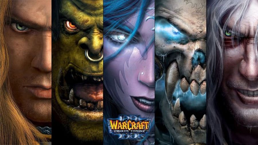 The Official Picture of Warcraft III, one of the games professional gamers play.