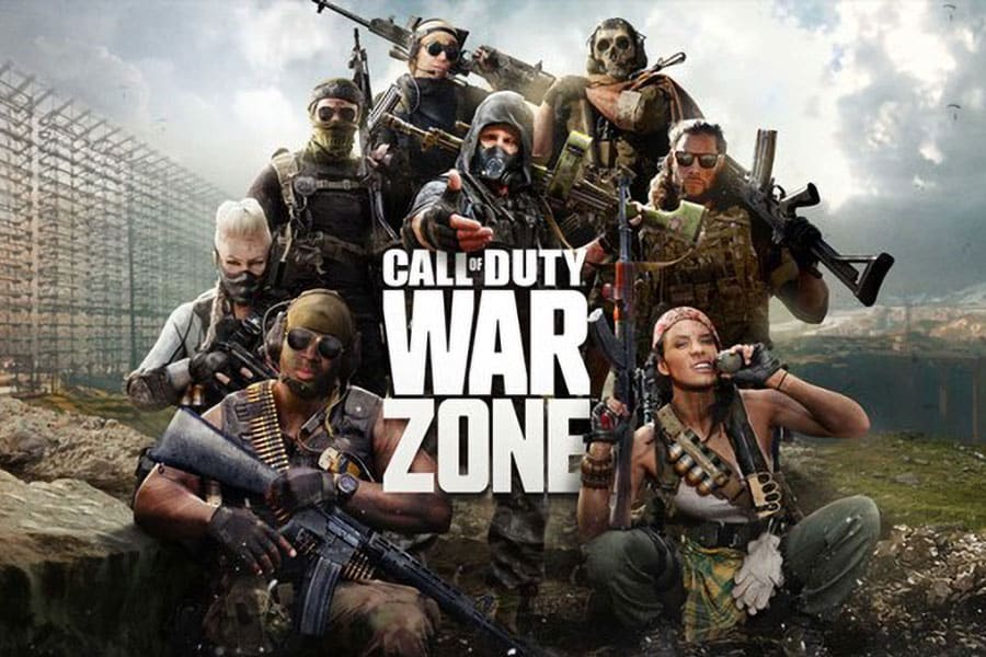 The Official Picture of Call of Duty: Warzone, one of the games professional gamers play.