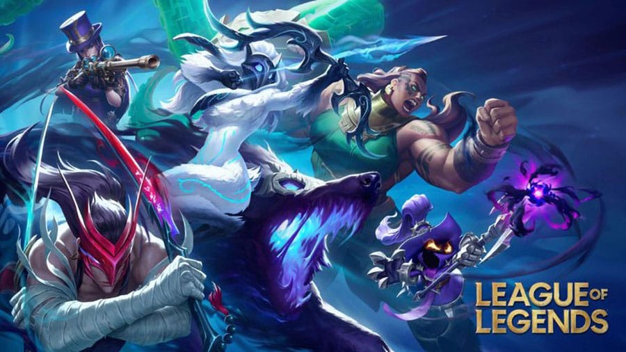 The Official Picture of League of Legends (LoL) , one of the games professional gamers play.