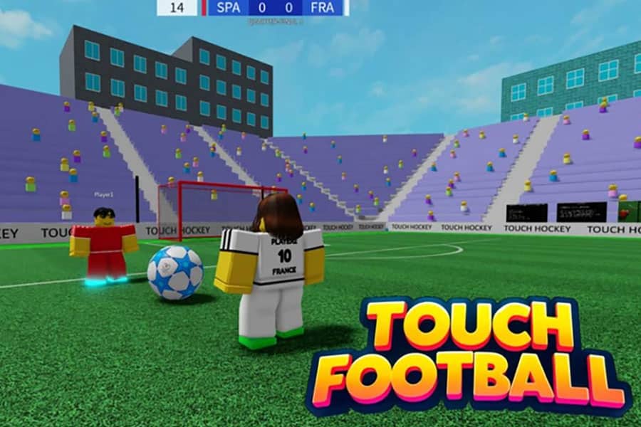 The Official Picture of Touch Football, One of american football games for chromebook.