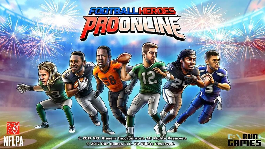 The Official Picture of Football Heroes Pro Online, One of american football games for chromebook.