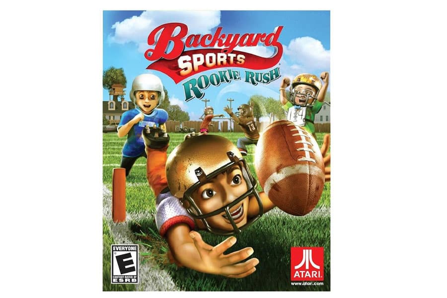 The Official Picture of Backyard Football, One of american football games for nintendo switch.