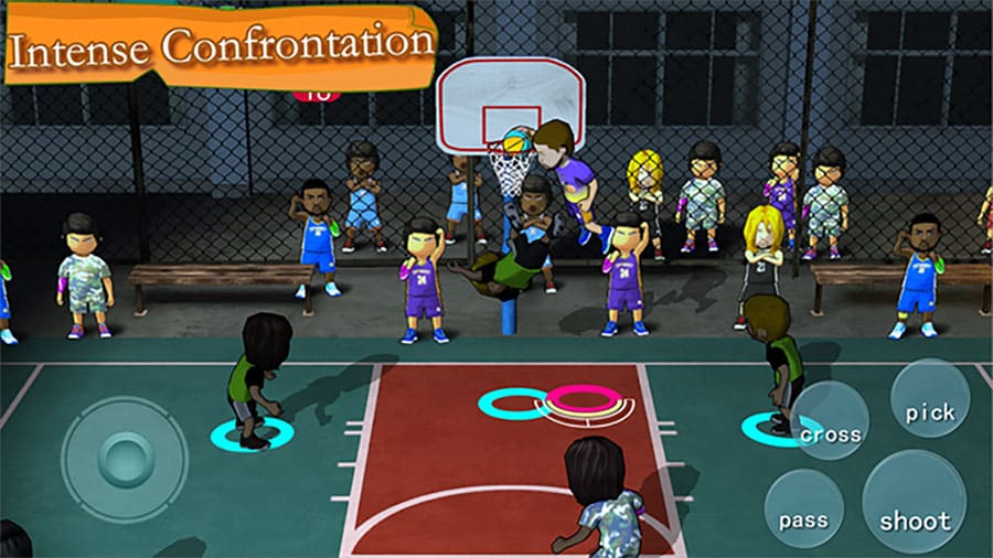 in game Picture of Street Basketball Association, One of basketball games for ios.