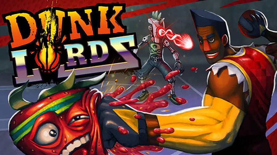 The Official Picture of Dunk Lords with its characters, One of basketball games for pc.