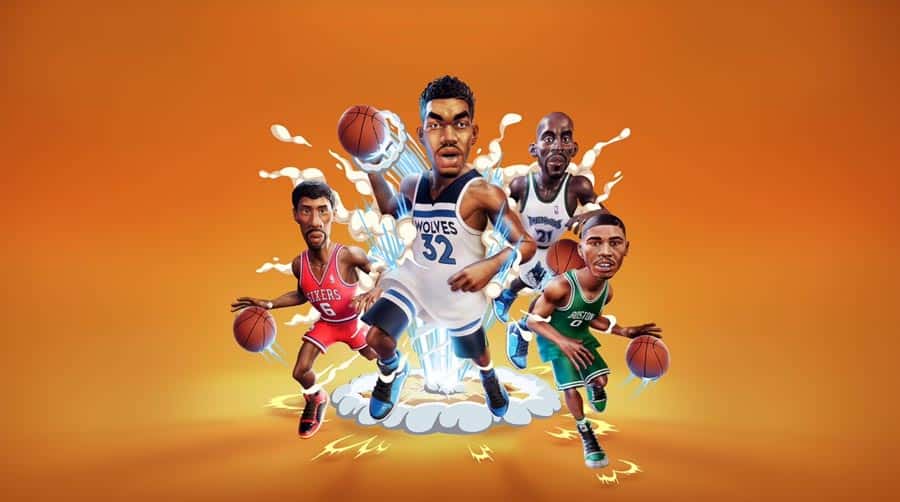 The official picture of NBA 2K Playgrounds 2, one of the best basketball games for switch.