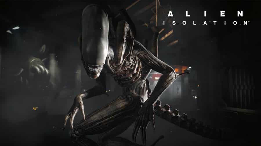 An official poster of Alien: Isolation, one of the best aaa games on android.