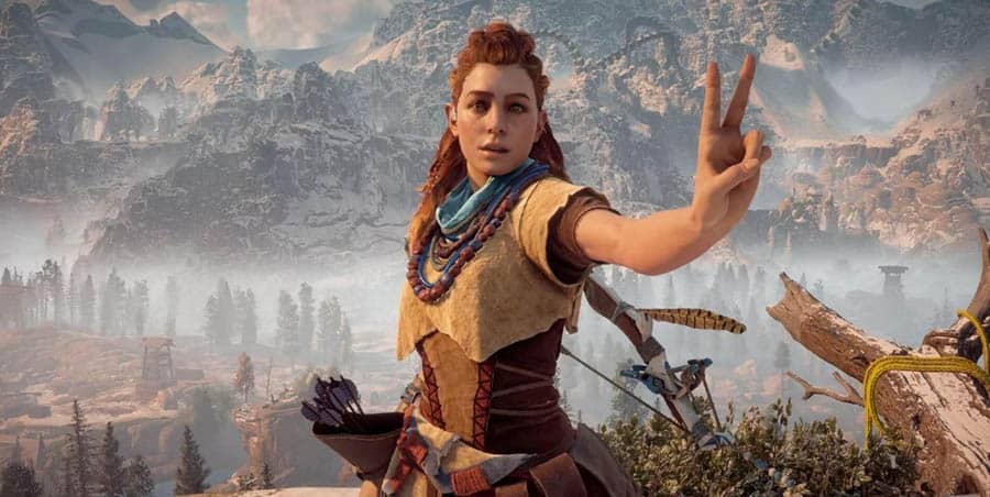 A photo of Horizon Zero Dawn, one of the best aaa games on steam.