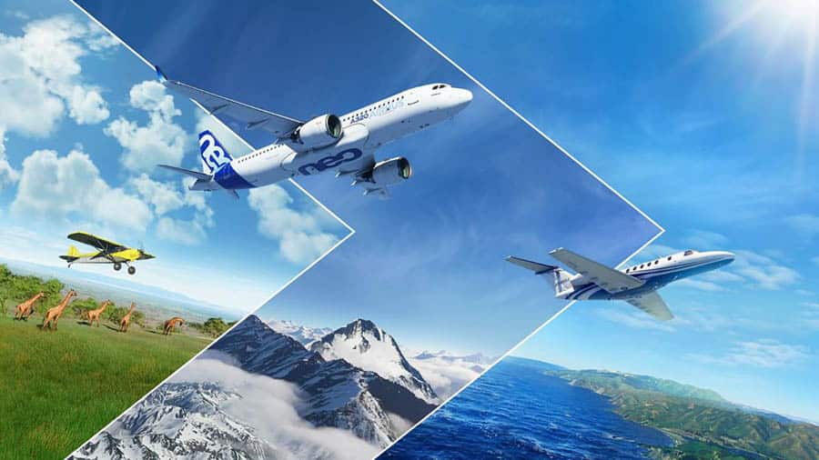 The Official Picture of Microsoft Flight Simulator, One of best aaa games on xbox.