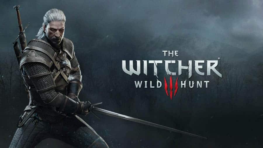 The Official Picture of The Witcher 3: Wild Hunt with Geralt, One of best aaa games on xbox.